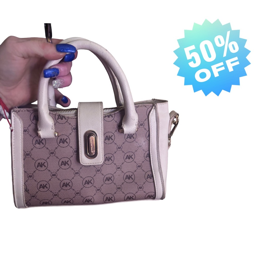 Women's Beige and Cream Handbag Ann Klein